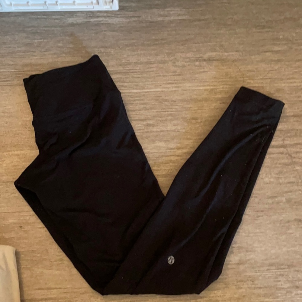 High Waisted Lululemon Black Leggings